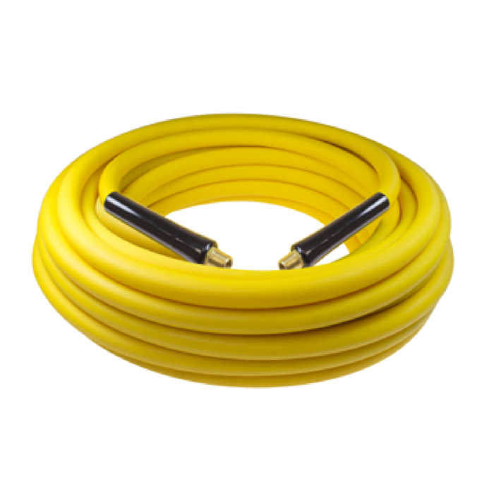 CoilHose Pneumatics B60504Y 50' Yellow Belly Air Hose - 3/8 ID - 1/4 MPT