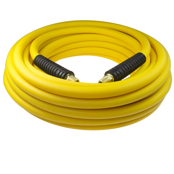 Coilhose Pneumatics YB61004Y 100' Yellow Belly Air Hose - 3/8 ID. 1/4 MPT