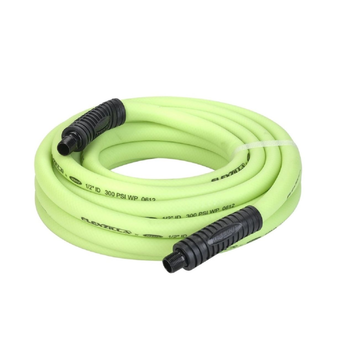 Legacy HFZ1225YW3 Flexzilla 1/2 x 25' Yellow Air Hose with 3/8 MNPT